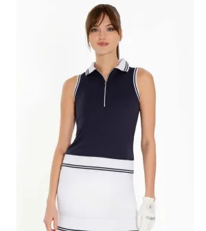 Inphorm Academy Sleeveless Polo Midnight