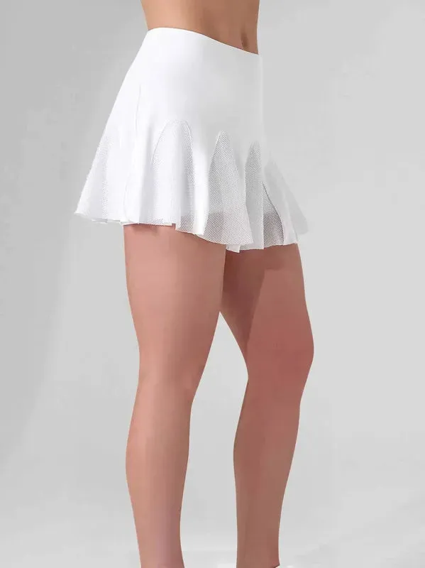 InPhorm Mai Flounce Skort - White
