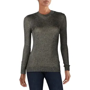 IRO Womens Myrna Metallic Lightweight Crewneck Sweater M