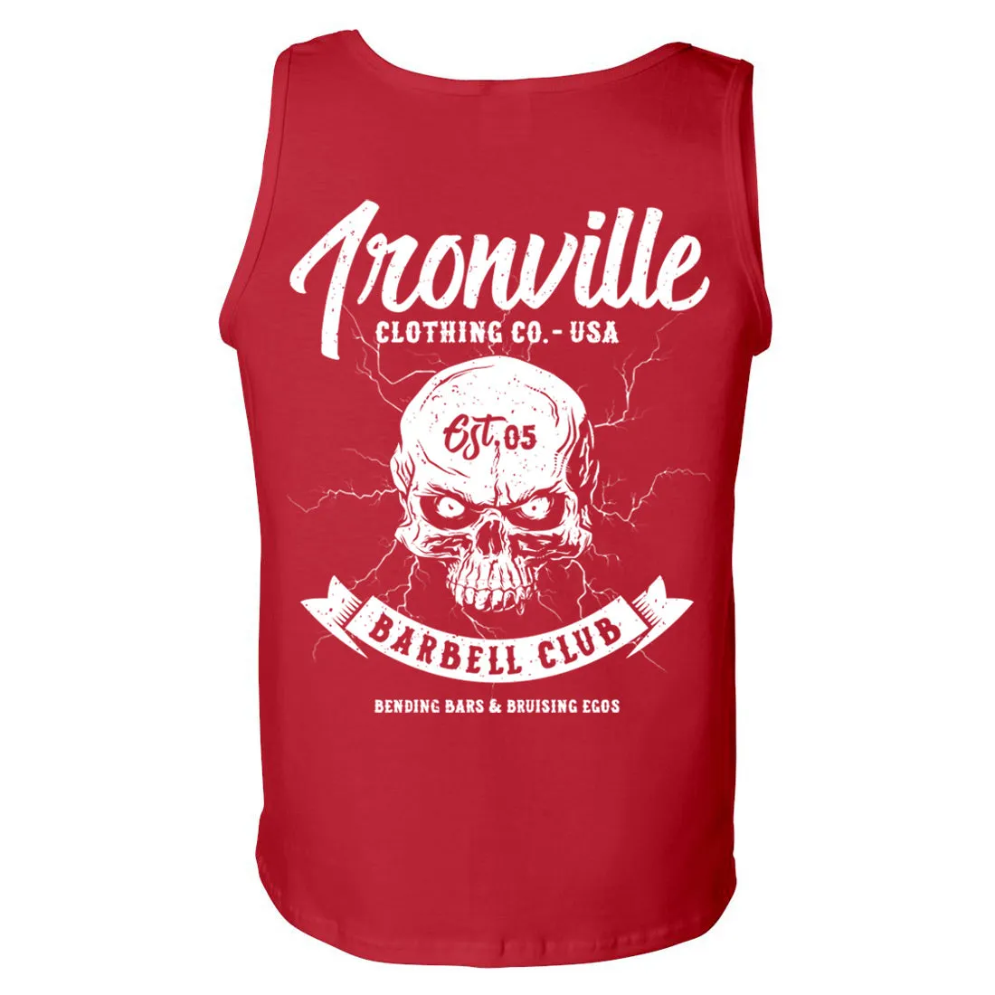 Ironville LIGHTNING BARBELL Standard Cut Tank Top
