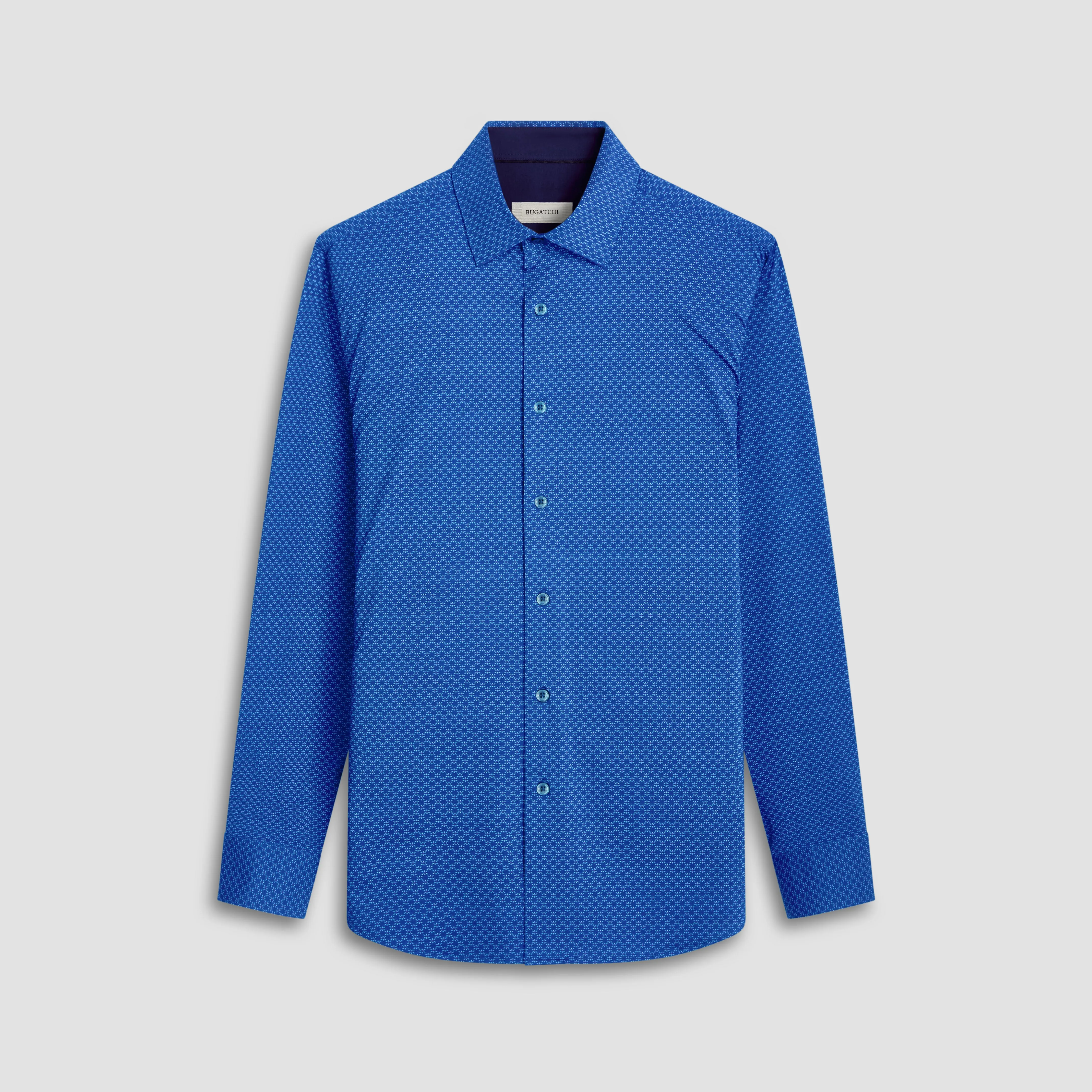 Jimmy Double Sided Geometric/Solid OoohCotton Shirt