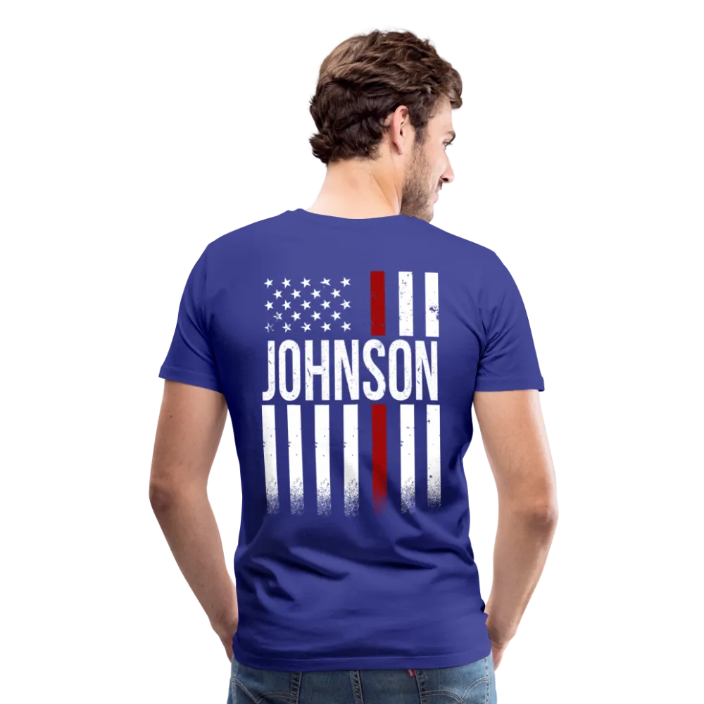 Johnson Firefighter Men's Premium T-Shirt