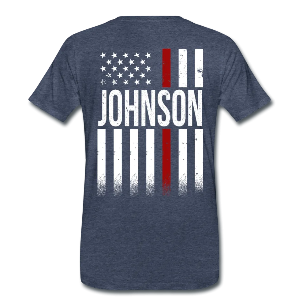Johnson Firefighter Men's Premium T-Shirt