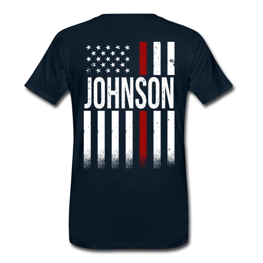 Johnson Firefighter Men's Premium T-Shirt