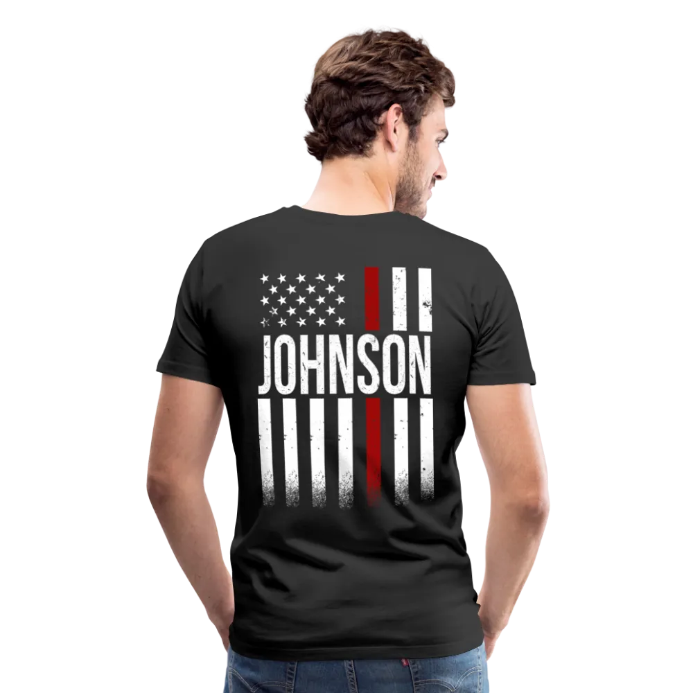 Johnson Firefighter Men's Premium T-Shirt