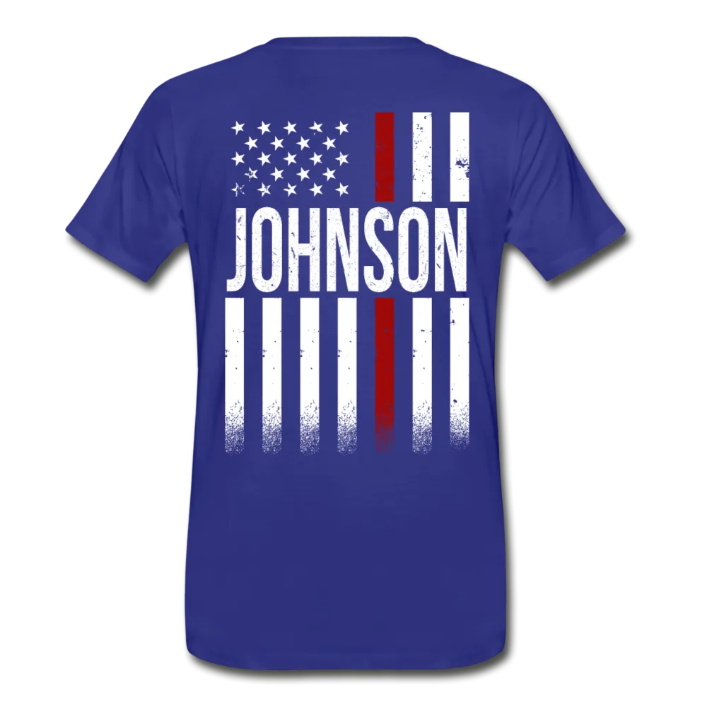 Johnson Firefighter Men's Premium T-Shirt