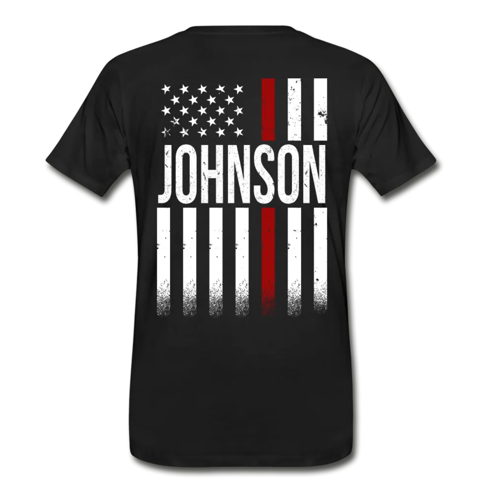 Johnson Firefighter Men's Premium T-Shirt