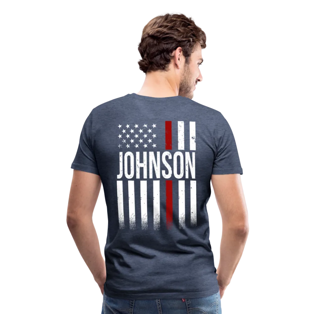 Johnson Firefighter Men's Premium T-Shirt