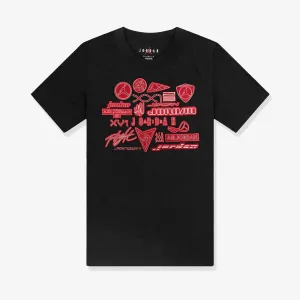 Jordan Logos Graphic T-Shirt - Black