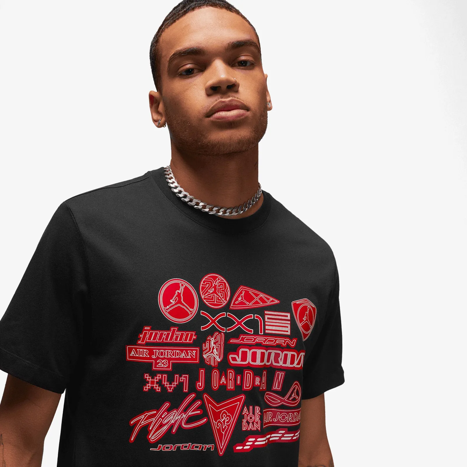Jordan Logos Graphic T-Shirt - Black