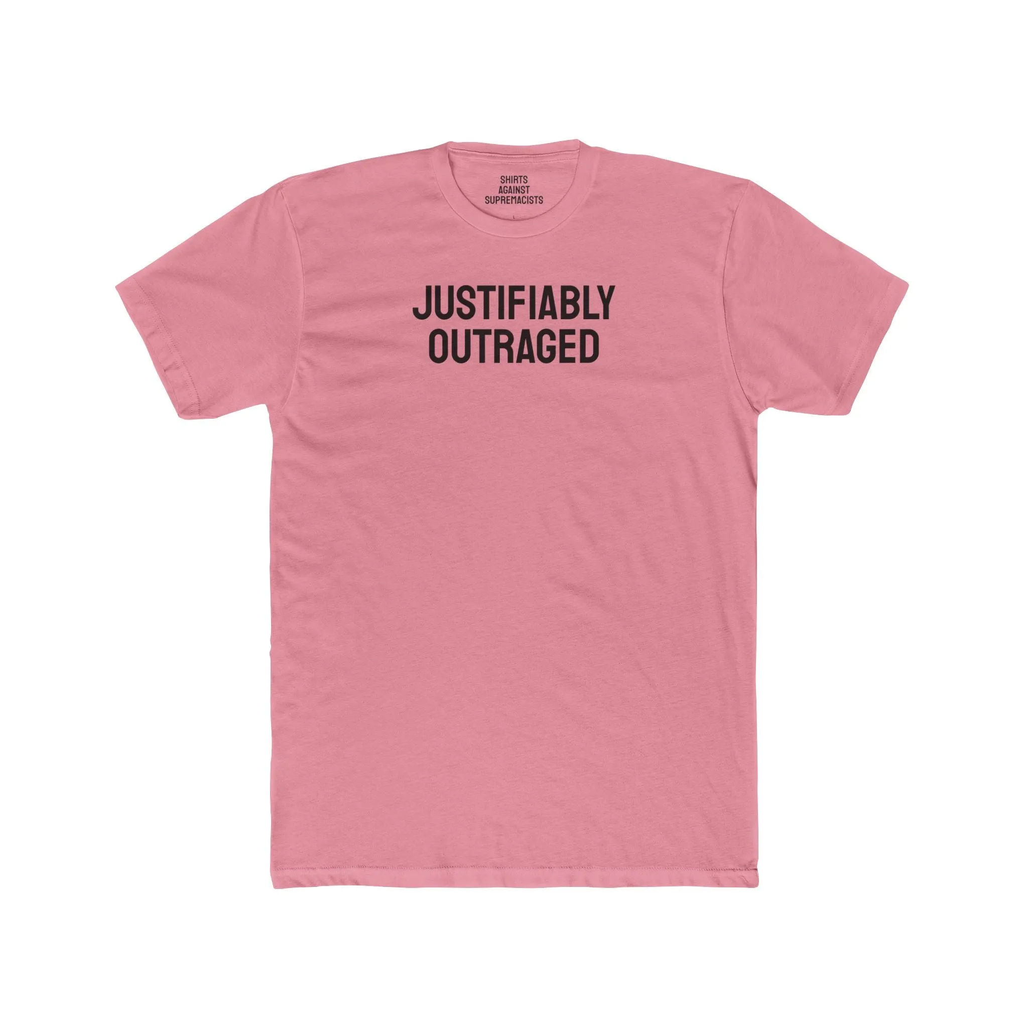 Justifiably Outraged - Unisex Cotton Crew Tee