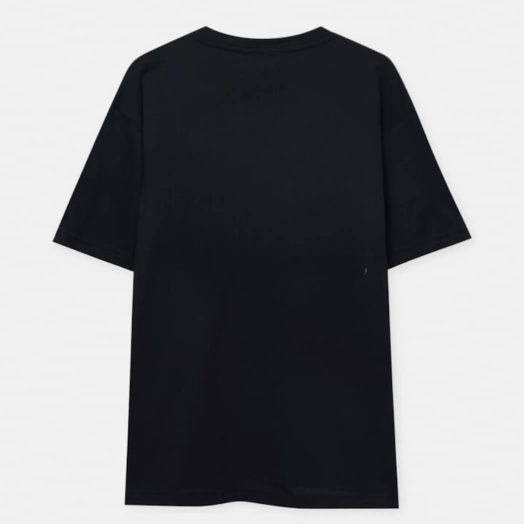 Kart Black Men's Plus Size Regular Fit Cotton Tshirts | MT-PLUS-BLK-DOPE_3XL