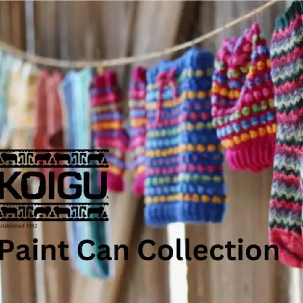 Koigu Paint Can and Pattern Booklet Kit