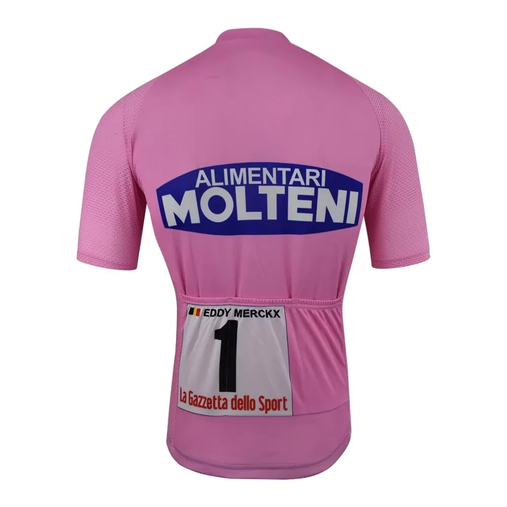La Gazzetta dello Sport x Molteni Retro Cycling Jersey