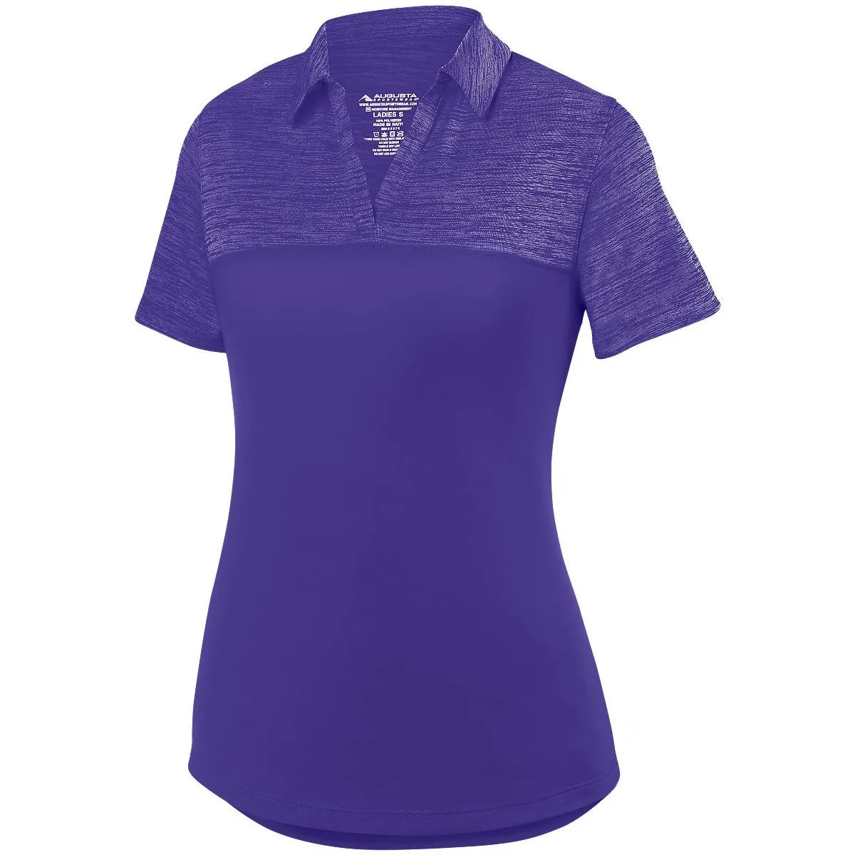 Ladies Shadow Tonal Heather Polo