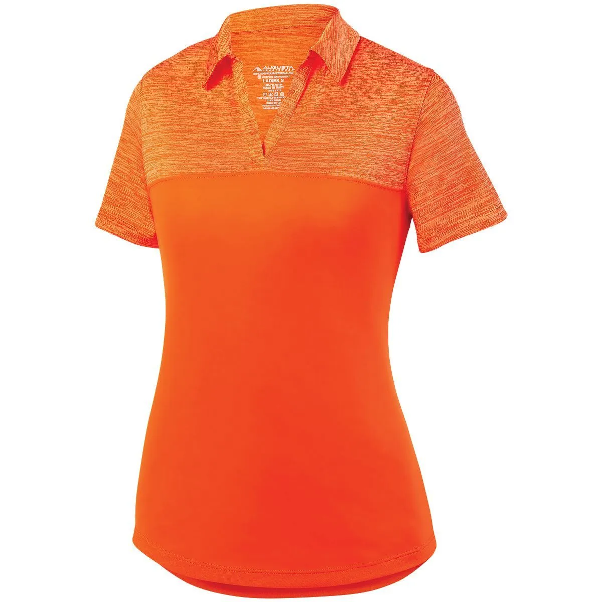Ladies Shadow Tonal Heather Polo