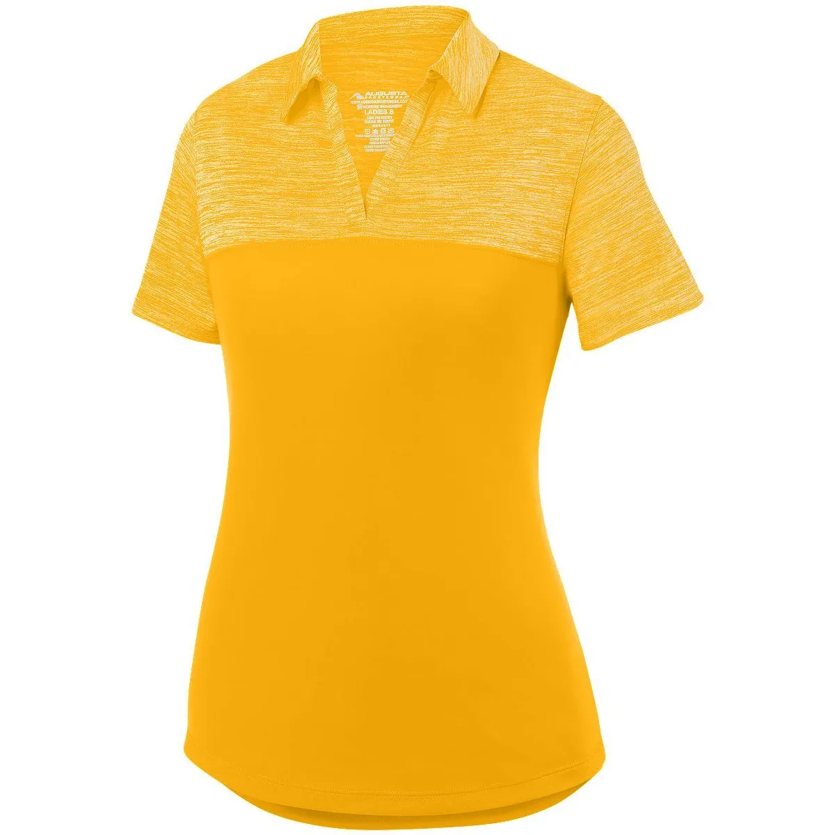 Ladies Shadow Tonal Heather Polo