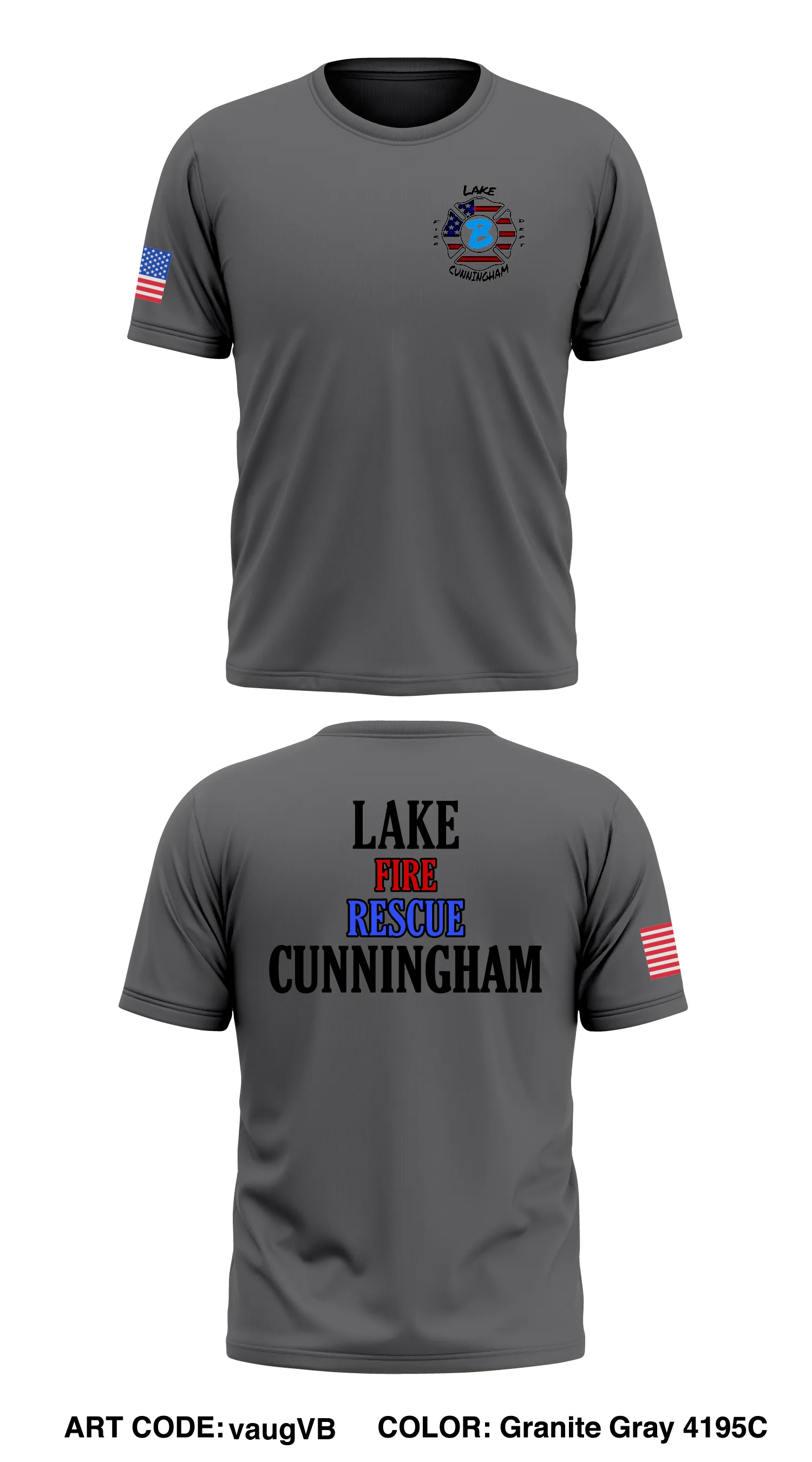 Lake Cunningham Fire Department Store 1 Core Men's SS Performance Tee - vaugVB