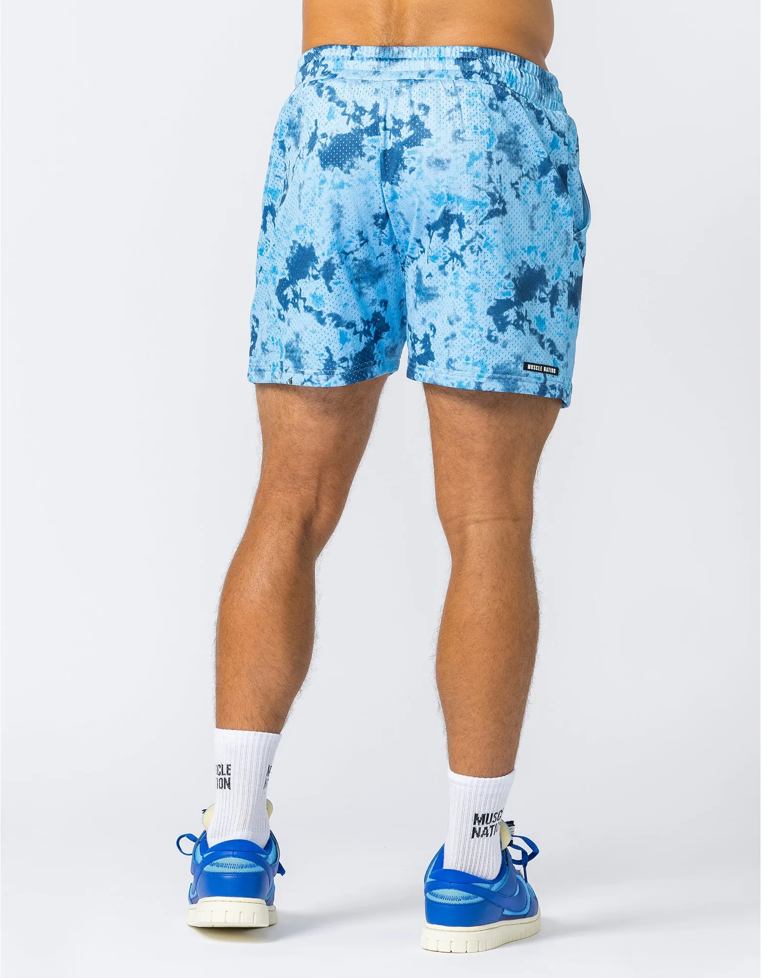 Lay Up 3.5" Shorts - Blue Sky High Print