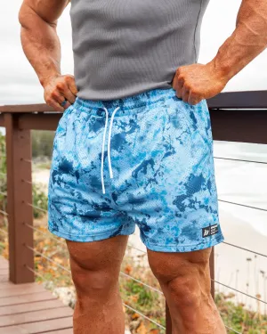 Lay Up 3.5" Shorts - Blue Sky High Print