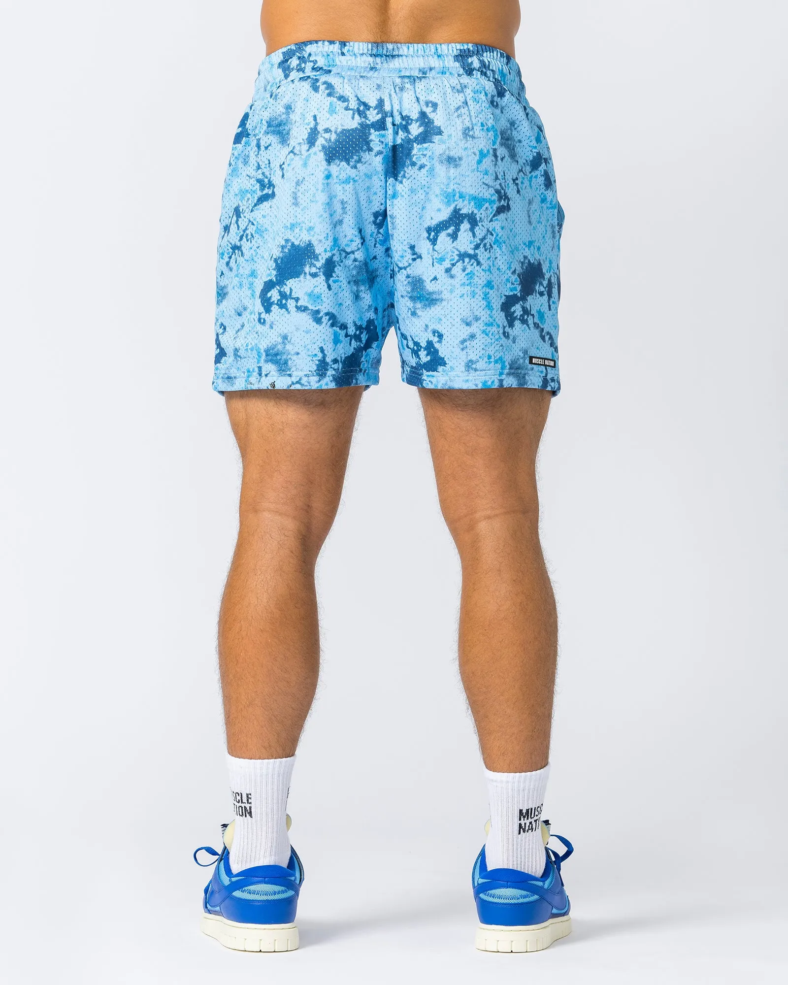 Lay Up 3.5" Shorts - Blue Sky High Print