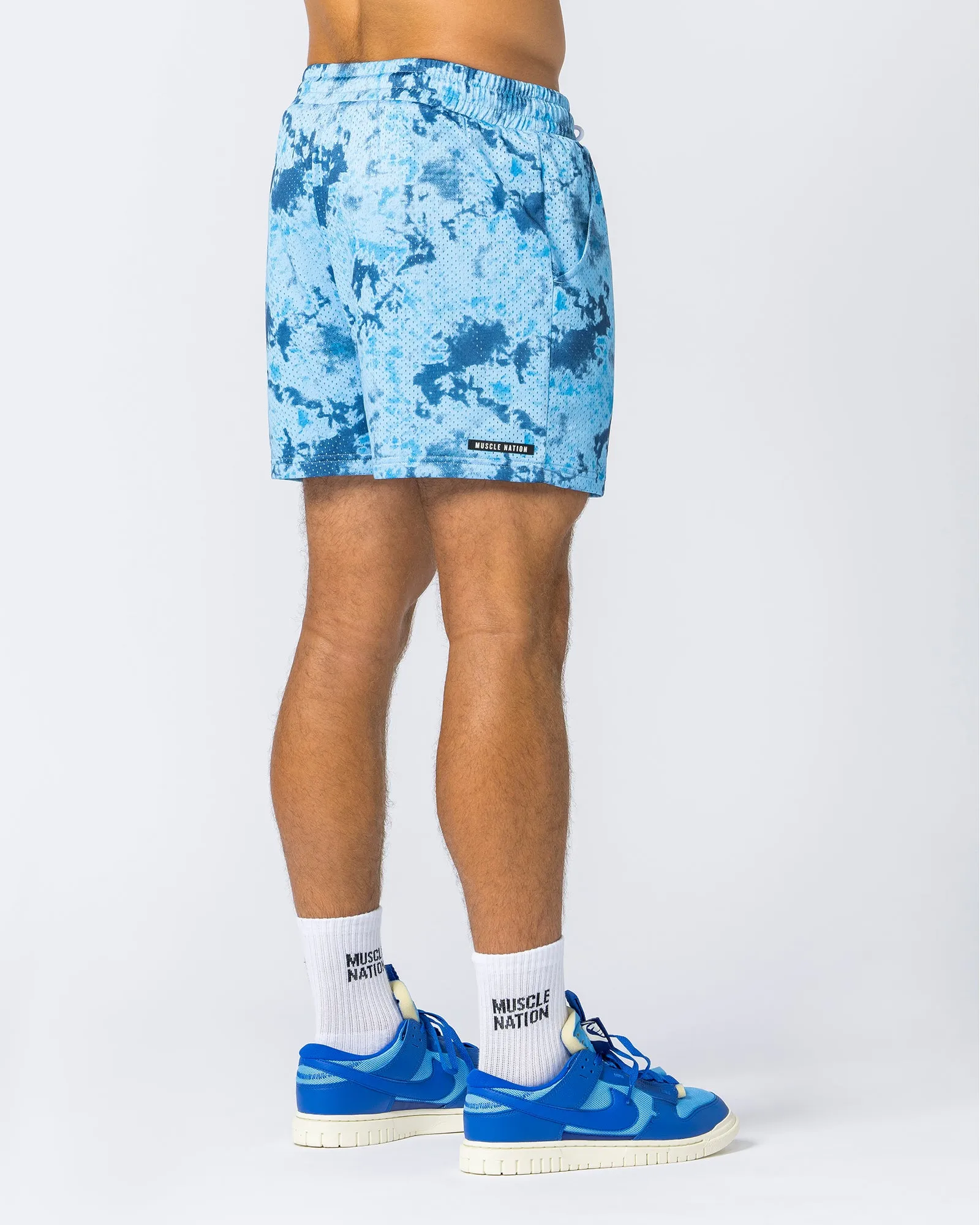 Lay Up 3.5" Shorts - Blue Sky High Print