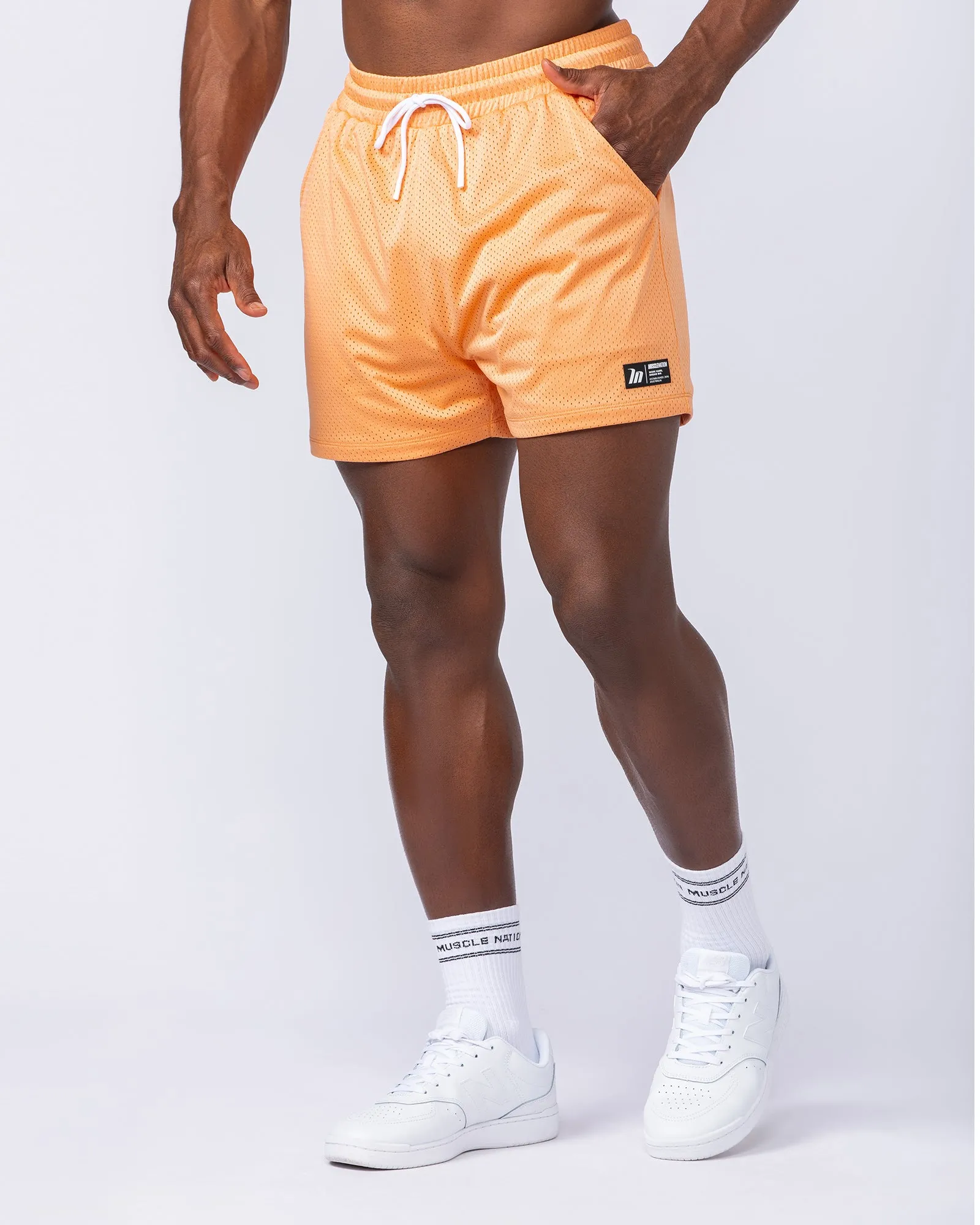 Lay Up 3.5" Shorts - Peach