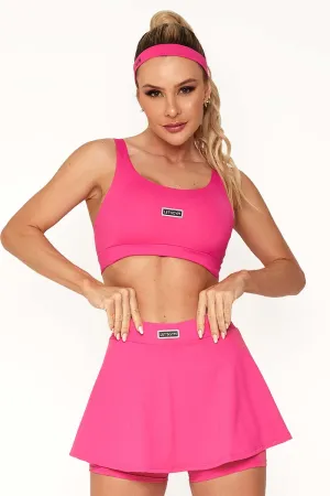 Let's Gym Pretty In Pink Skort