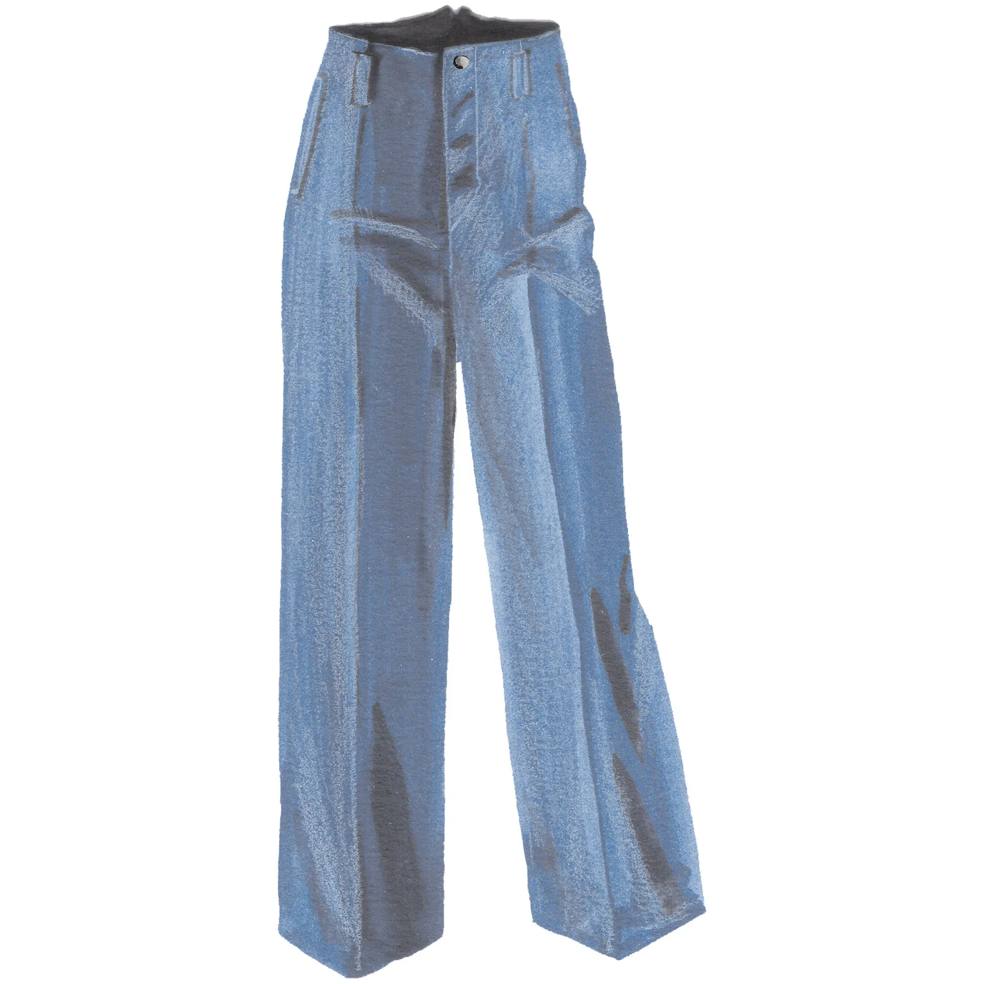Lightweight Denim Wide Legs