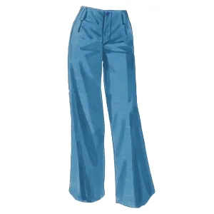 Lightweight Denim Wide Legs