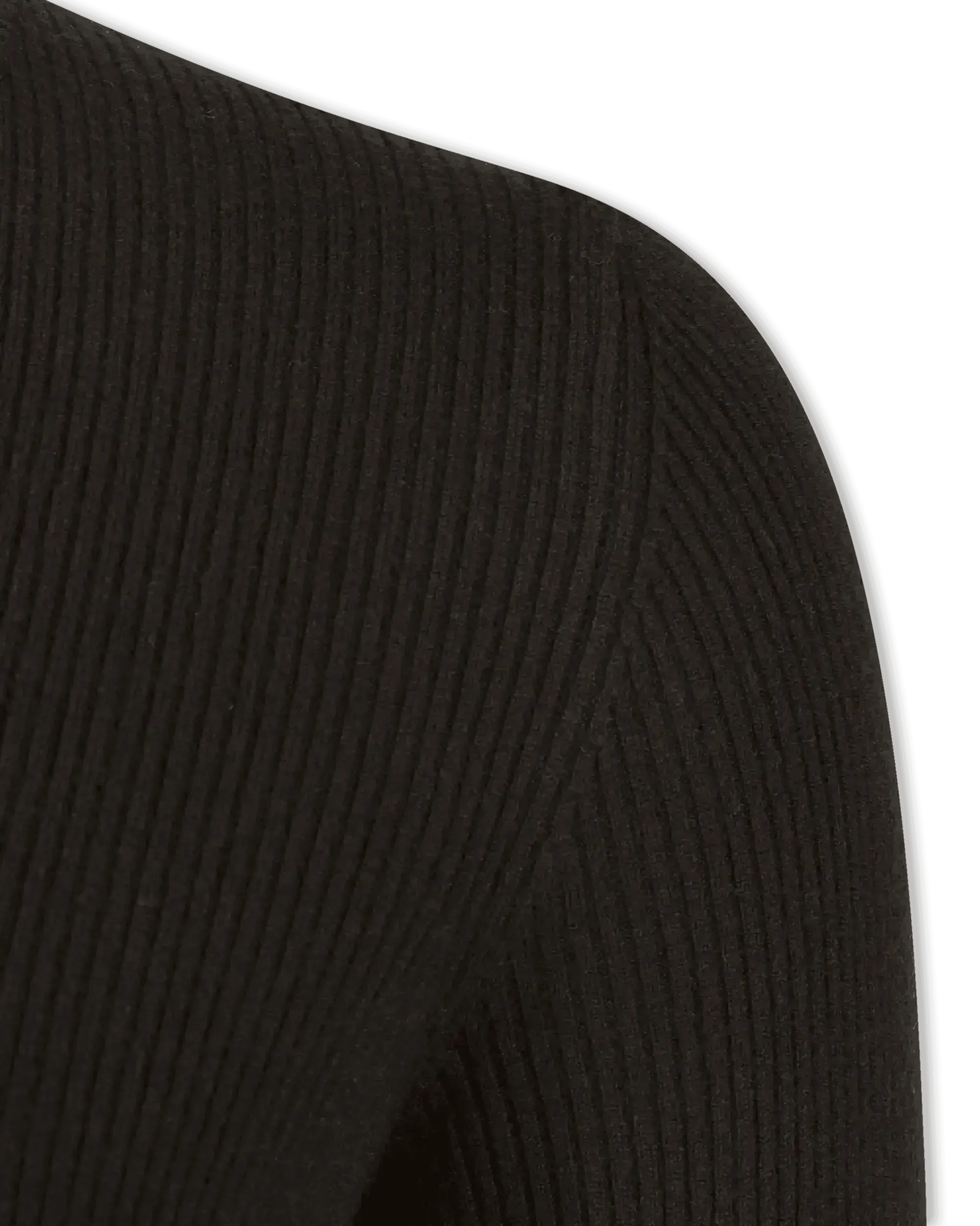 Lightweight Wool Ribbed V-Neck Sweater