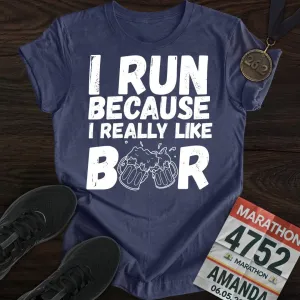 Like Running Or Beer T-shirt