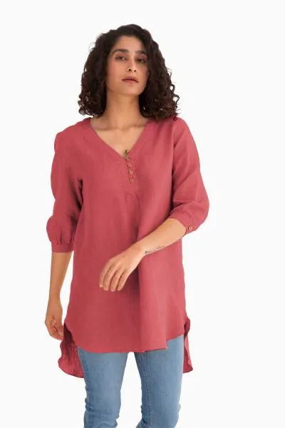 Linen Primrose Top-Sage Green