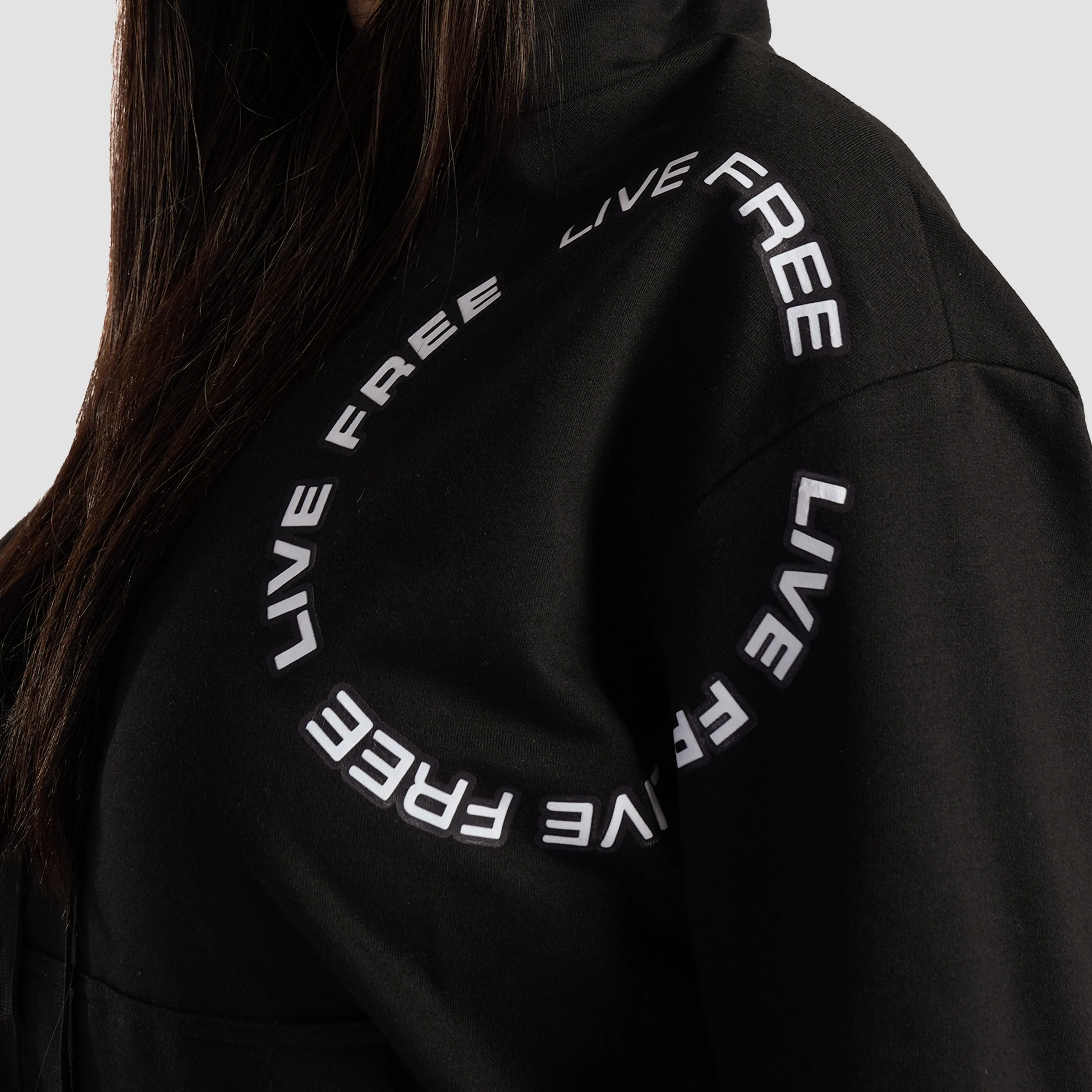 Live Free Regular Hoodie (Black)