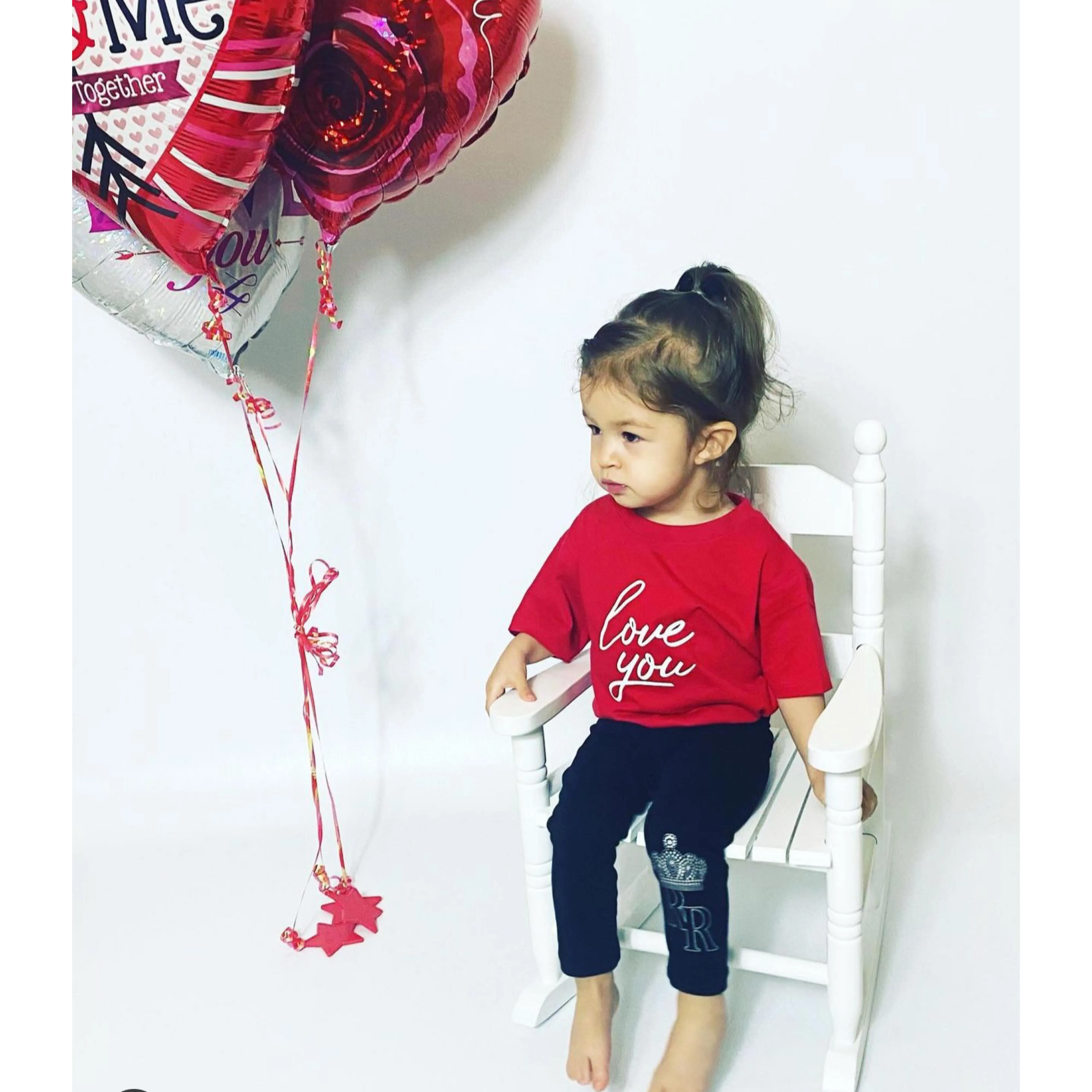 Love You - Love You More Red Twinning T-Shirts