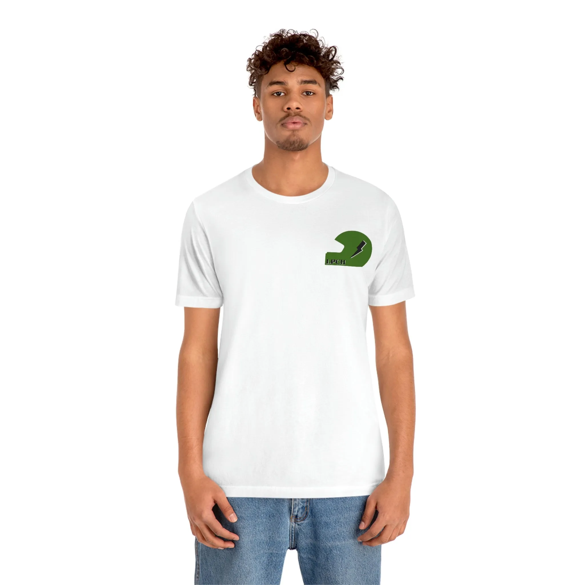 Lucky Penny Cycles Houston Helmet T-Shirt