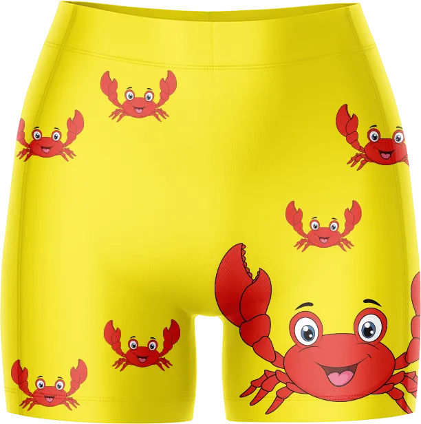 Maddy MudCrab Ladies Gym Shorts