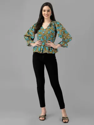 Masakali.co tops for Women western wear Abstract TOP