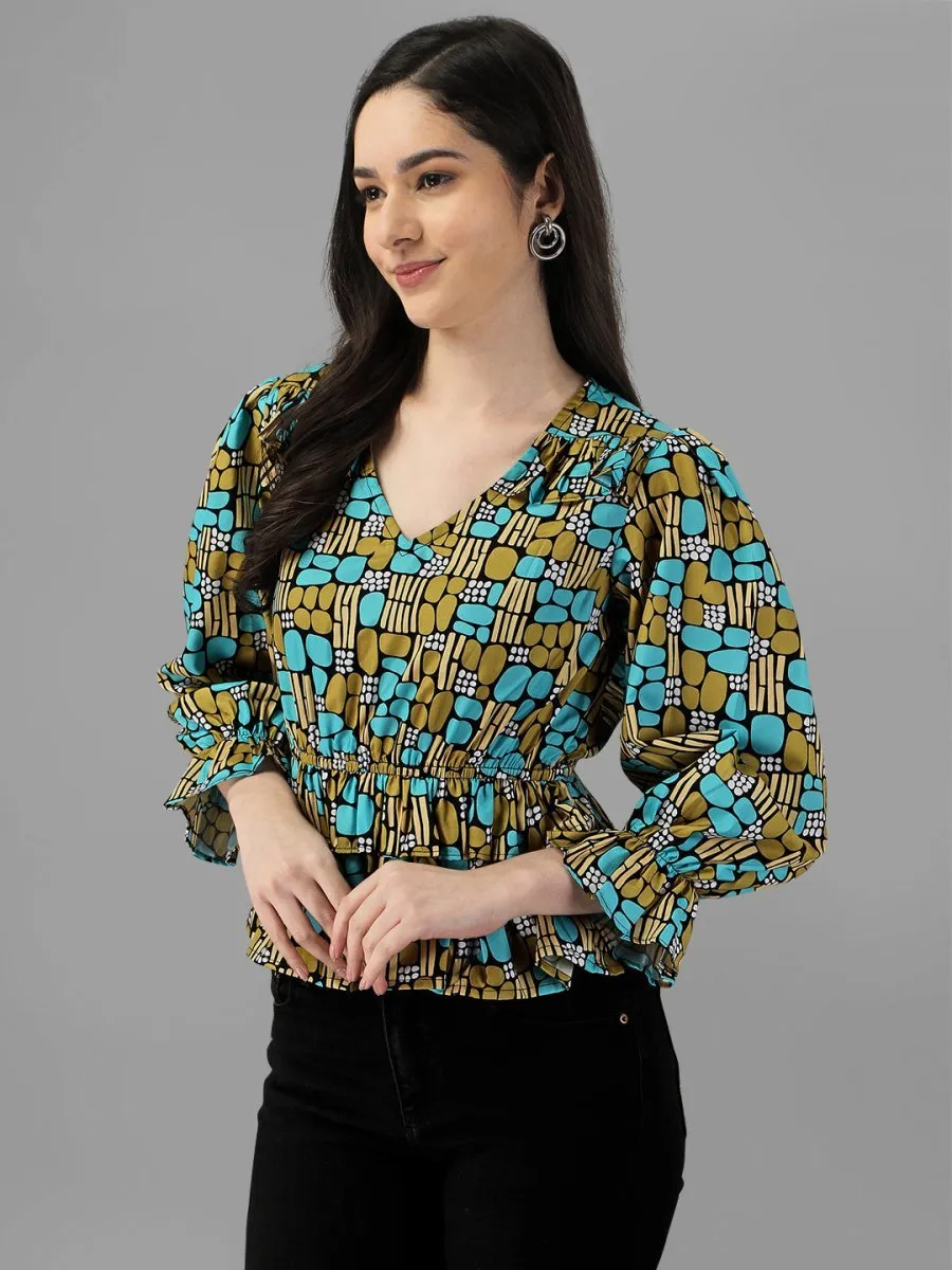 Masakali.co tops for Women western wear Abstract TOP