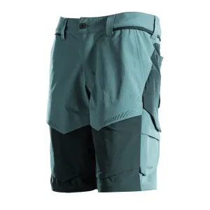 Mascot Customized Stretch Lightweight Shorts - Light Forest Green/Forest Green