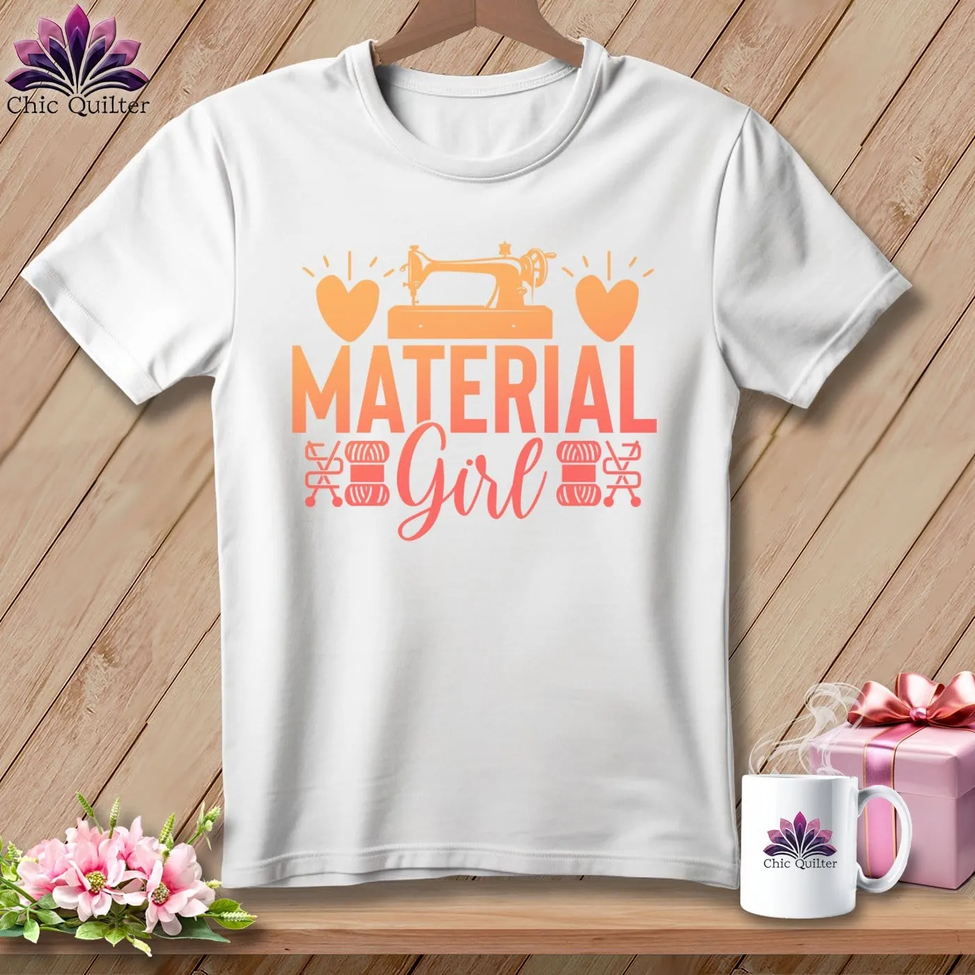 Material Girl ~ Relaxed Fit Tee