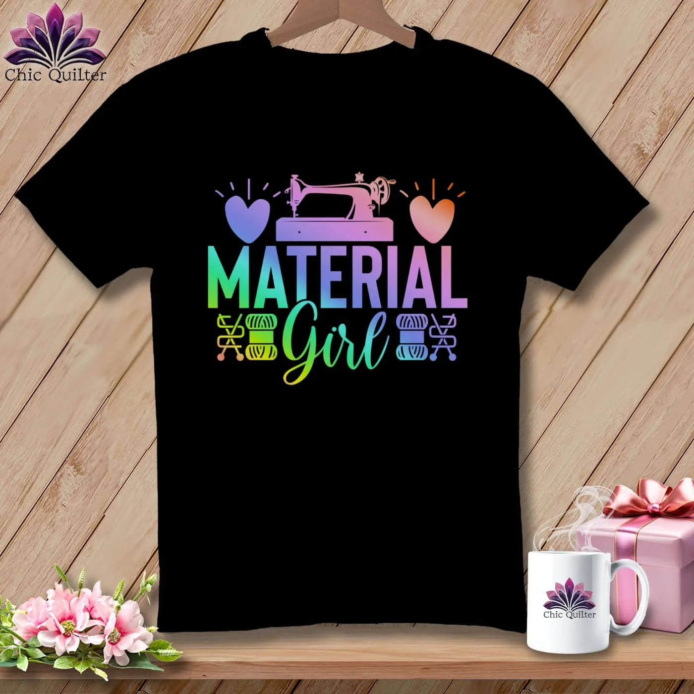 Material Girl ~ Relaxed Fit Tee