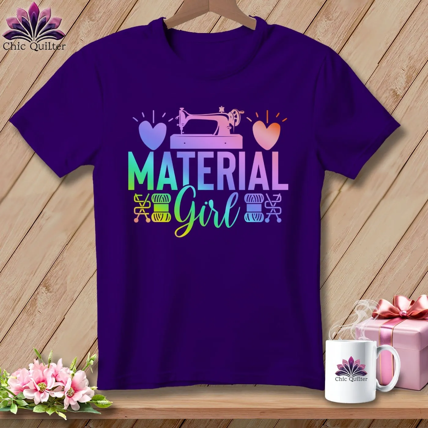 Material Girl ~ Relaxed Fit Tee