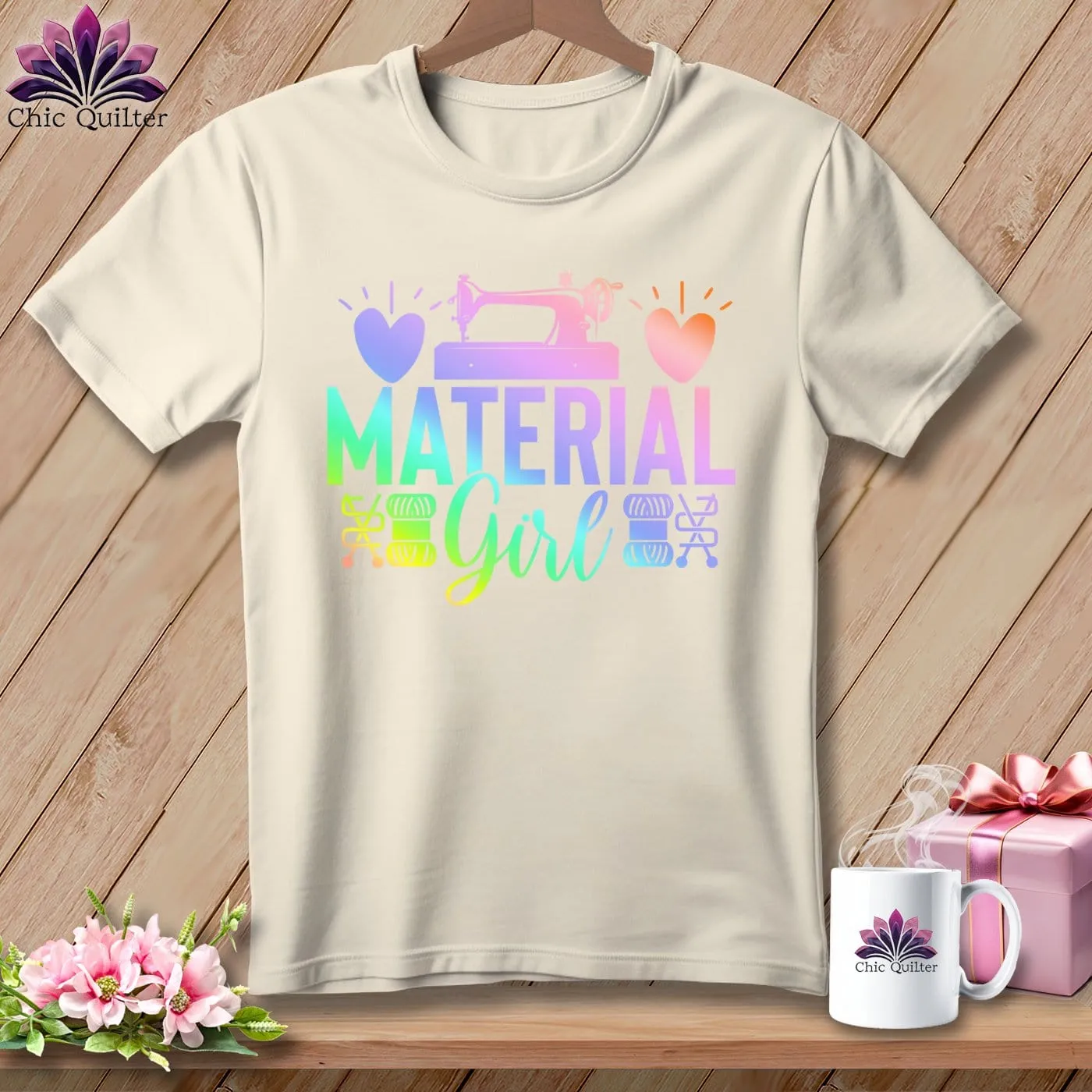 Material Girl ~ Relaxed Fit Tee