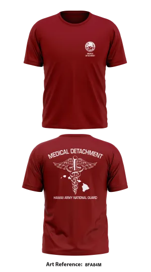 Medical Detachment, Hawaii Army National Guard Store 1 Core Men's SS Performance Tee - 8fa84M
