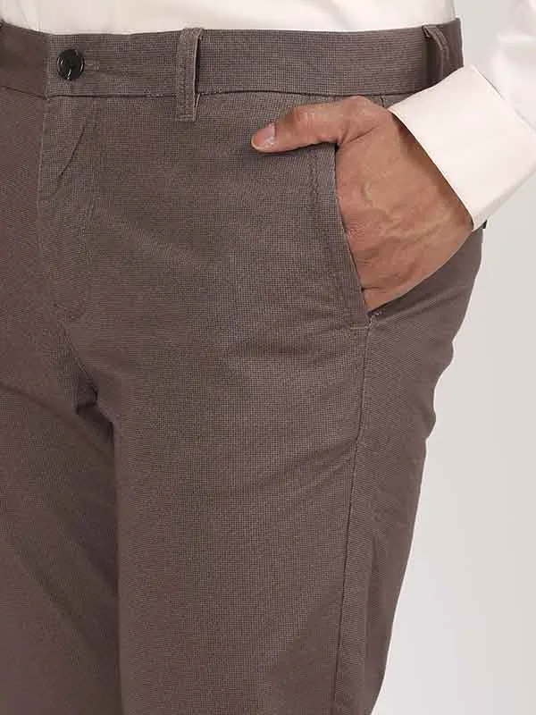 Men Brooklyn Fit Cotton Stretch Trouser