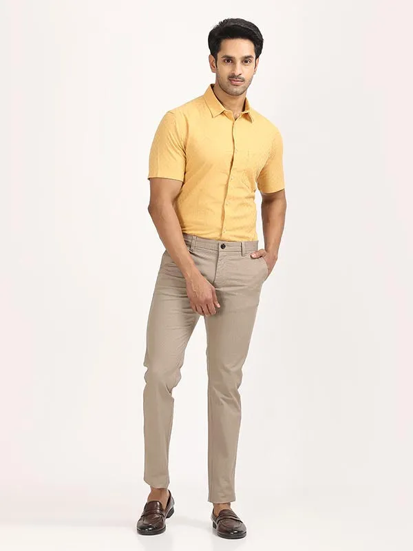 Men Brooklyn Fit Cotton Stretch Trouser