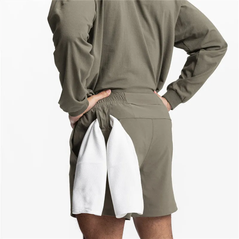 Men Shorts Casual Quick Dry Sport Gym Shorts