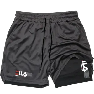Men's 2-in-1 Quick-Dry Sports Shorts