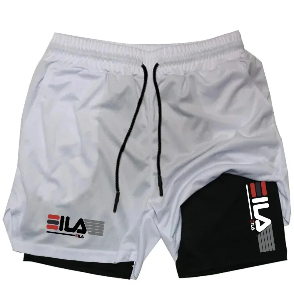 Men's 2-in-1 Quick-Dry Sports Shorts